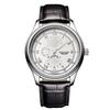 Casual Business Quartz Watch Leather Belt Men Wristwatch