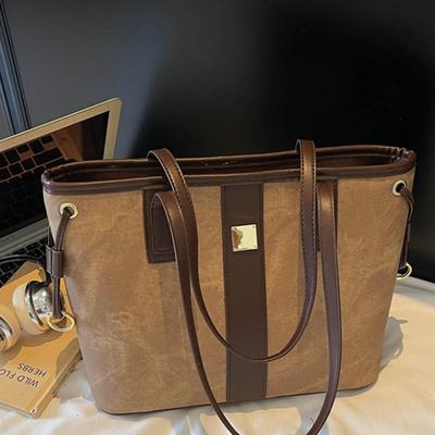 Large Capacity Bag Women's Bag 2025 New Trend Simple Women's Shoulder Bag High Value Fashion Underarm Tote Bag