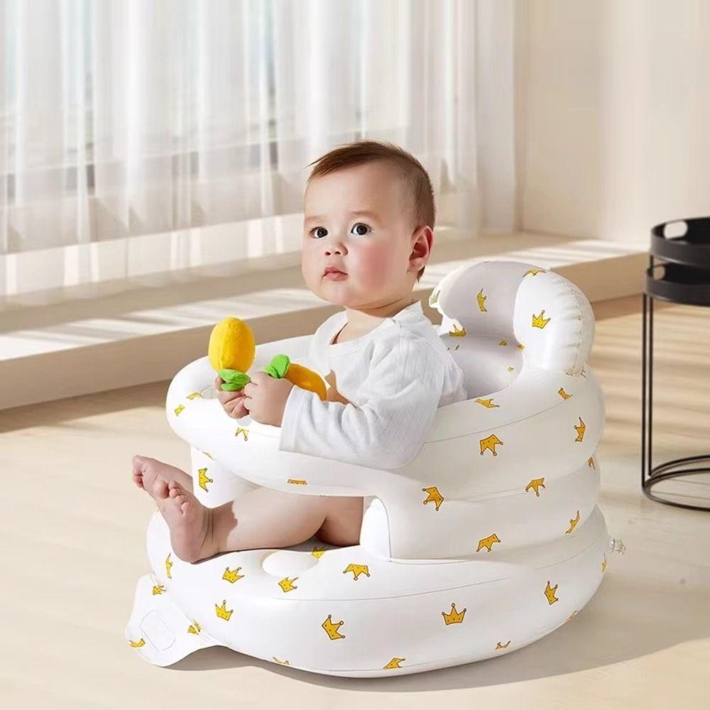 Sitting Training Baby Sofa Cute Design Baby Chair Seat Portable Inflatable Sofa for Toddler