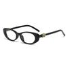 New gm millennial babes sunglasses women's American retro YK personality small frame leopard print oval sunglasses