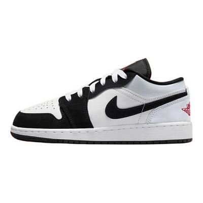 Air 1 Low GS Panda Toe Kids Sneakers White Fire-Red Black HF3188-106