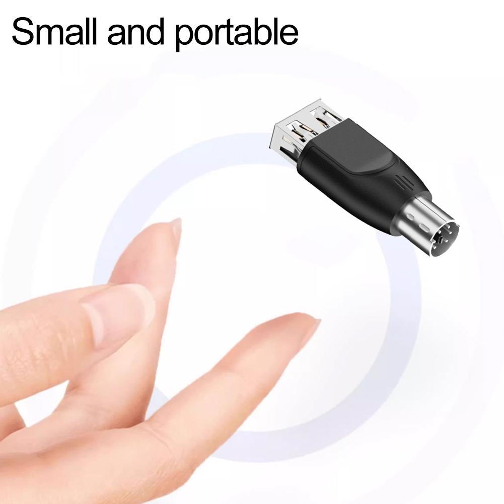 USB To For PS2 Adapter USB-A & Type-C Male To For PS2 Female Converter For Keyboard And Mouse Laptop Desktop Computer K4K4
