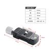 SWFOTO LT Click Shoe Clip Base Set Compatible with RRS Click Shoe Knob Clip Base Aluminum Alloy Material DDC-26 + (Red) / (26mm)
