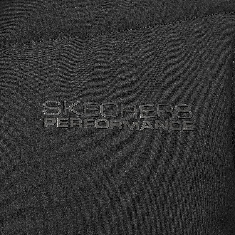Skechers Basic Sports Series Hooded Waterproof Warm Solid Color Down Vest Women vest P425W086-0018