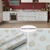 Laser Baking Paint Thicken Self Adhesive Wallpaper Desktop Cabinet Renovation Sticker Kitchen Waterproof Oil Resistant Sticker