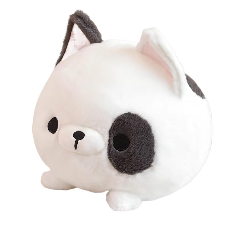 

30/35cm Simulation Round Rolling Puppy Doll Plush Toy Handmade Doll Cartoon Anime Cute Cushion Pillow Home Decoration Children s 25cm