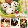 Orirya Alga Nori Lindo Onigiri Sonrisa Forma Fácil Sonrisa DIY Caja Bento Cocina Decoración Bento Juego de 3 Perforadora, Cortador, Diseño, Perforadora, Perforadora,
