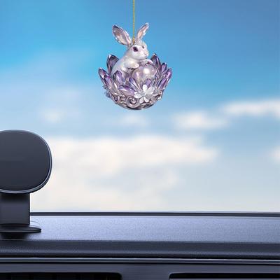 Hase Hängeanhänger 2D Flaches Ornament ,Kreativ, Dekorationssammlung für Wand Veranden Freunde