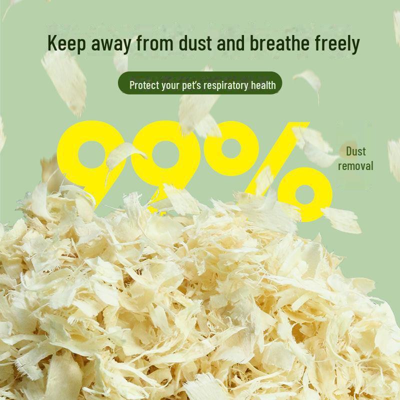 Chinchilla & Hamster Bedding Set: Dust-Free Sawdust, Paper, and Cotton with Deodorant for Rabbits and Small Pets