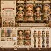 DIY Patchwork Puppen-Set für Mädchen Kreatives Nähset