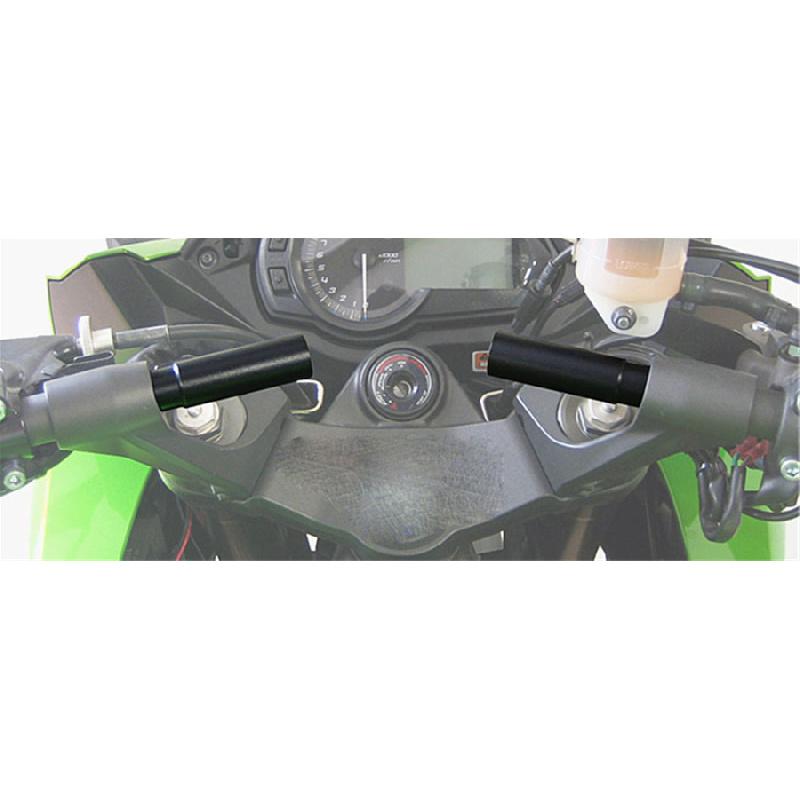 2 Sets Motorcycle Gps Steering Rack Expander For Kawasaki Ninja 6501000 Ninja Support H2Sx Z1000Sx Gtr1400 Black