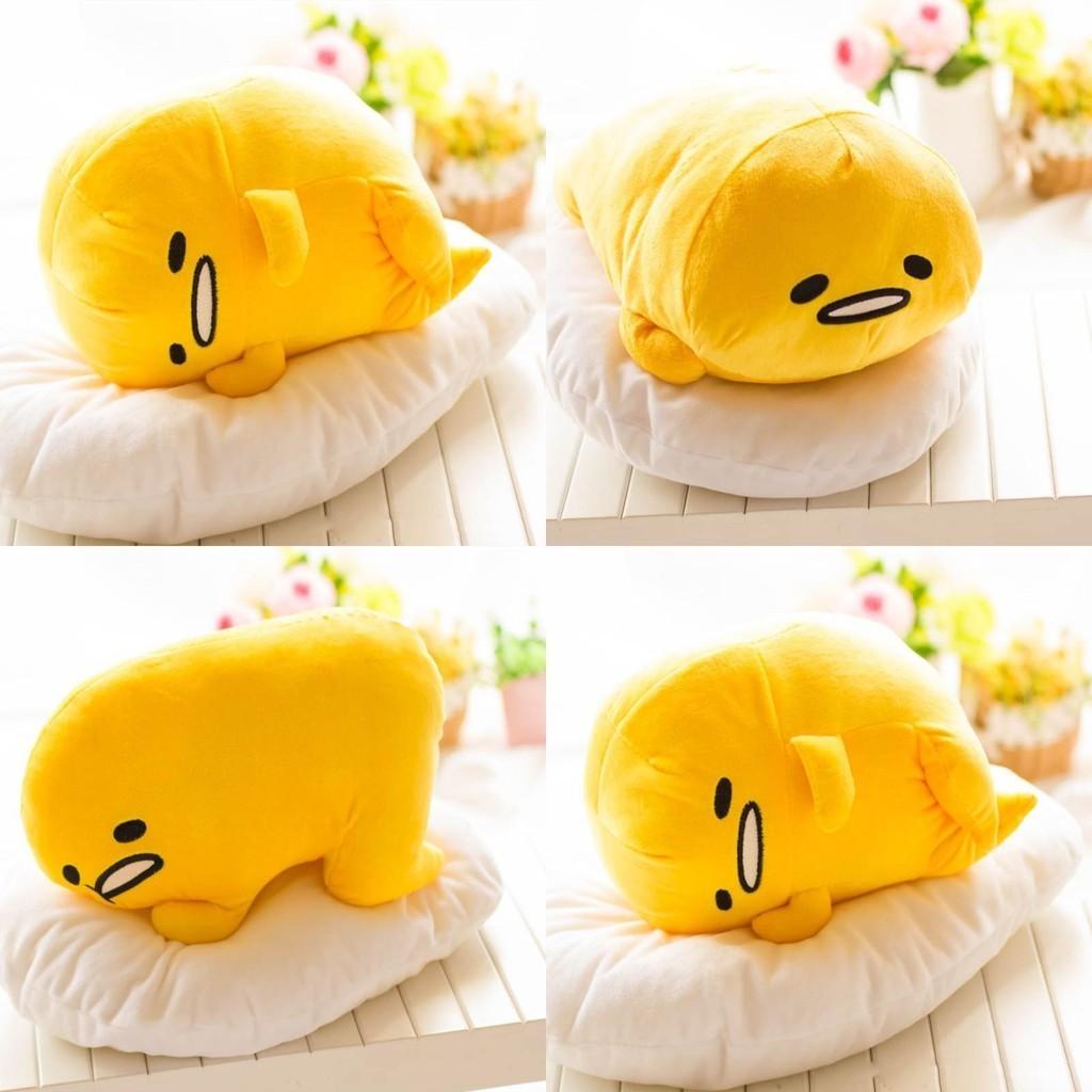 Adorable Cute Lying Gudetama Lazy Egg Motchiri 15" Plush Toy Stuffed Pillow Cushion For Ultimate Comfort