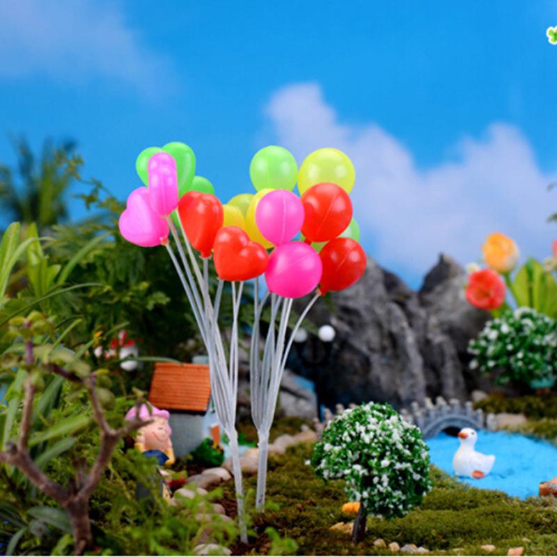Miniature Fairy Garden Mini Balloon Dollhouse Craft Plant Pot Ornament Decor Toy