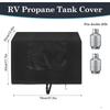 RV Propane Tank Cover 20lb Waterproof 600D Oxford Fabric Replacement For Camper Trailer RV Outdoor Storage Bag Protective Case