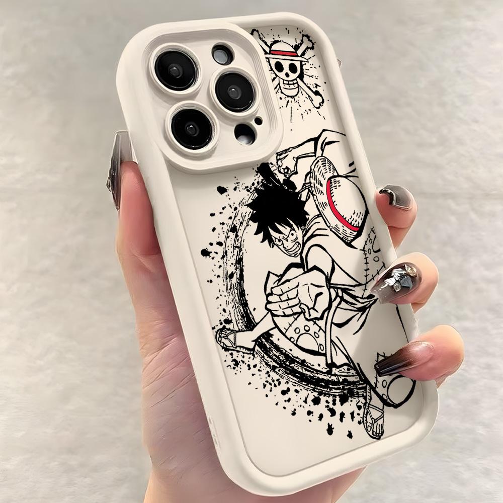 

Ones Pieces Luffys Zoros Phone Case for iPhone 17e 17 16e 16 15 14 13 12 11 Air Pro Max Mini XR XS X 7 8 6 6s Plus Soft TPU iPhone 11