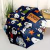 1pc Snoopy Halloween Windproof Automatic Umbrella, Portable Folding design, Lightweight for Women/Men Gift  a0811249
