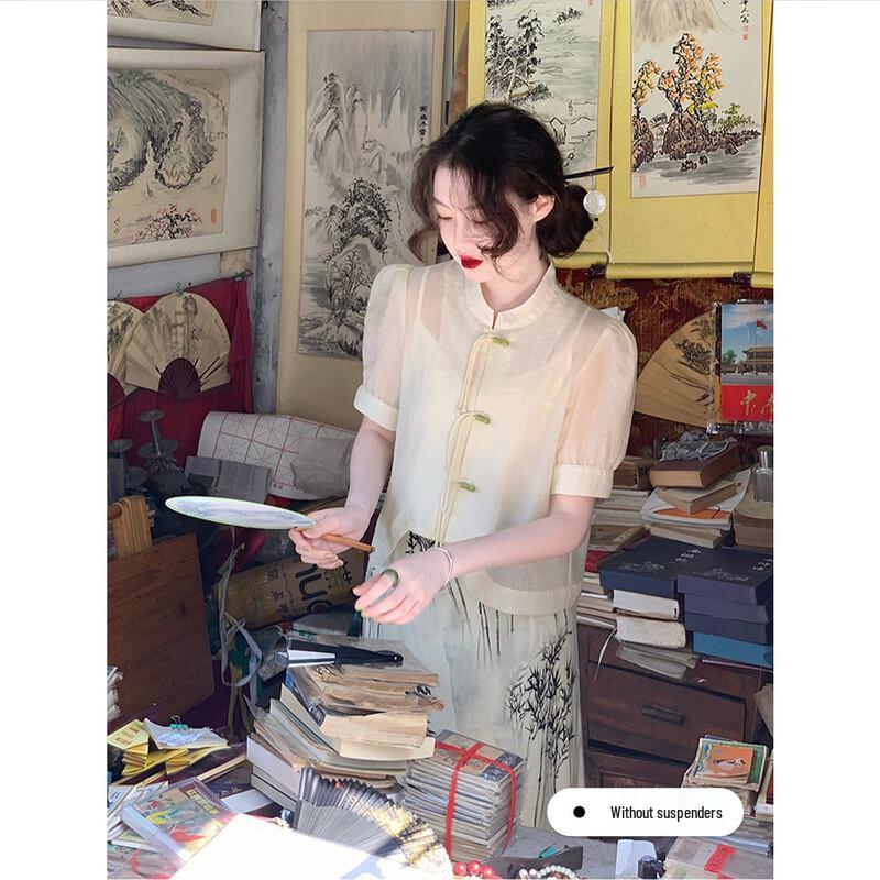 JK&JS Women s New Chinese Style Shirt