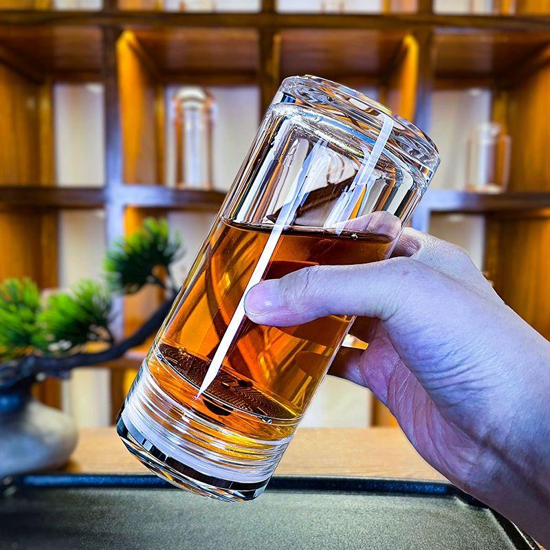 Premium Handcrafted Natural Crystal Tea Infuser Bottle