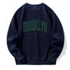 Brooklyn 1898 New York Letter Print Unisex Fleece s kapucí Měkký teplý svetr Móda Klasické Mikiny Sportovní Originální Mikiny s kapucí do O-Neck