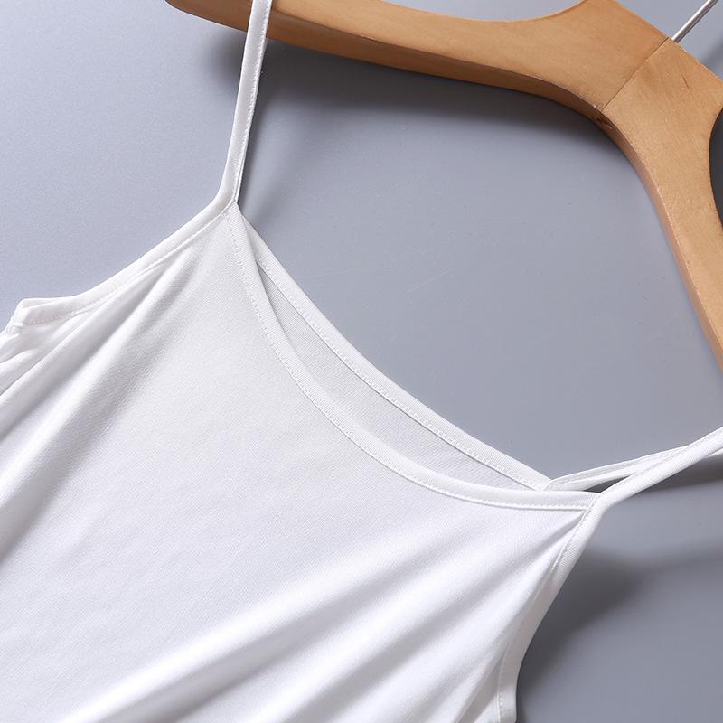 Women's Mulberry Silk Camisole - Solid Color, Sleeveless, Versatile Inner/Outer Wear