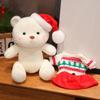 Cute Christmas Teddy Bear Doll Movable Joint Bear Plush Toy Doll Christmas Gift For Girlfriend