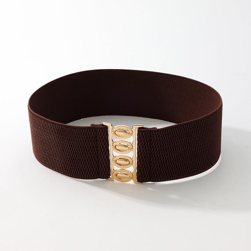 Minimalist Style Womens Elastic Waist Belt Fashionable Cummerbund Shaping