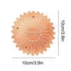 Copper Bird Bath Disk Floral Purification Panel Copper Disk Bird Bath Insert for Homeowners Gardeners Outdoor Enthusiasts
