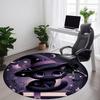 1pc Witchcraft Midnight Office Round Area Rug, Under Office Chairs Bedroom Living Room Home Decor, Room Deco, Available in Various Sizes