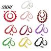 Faux Pearl Jewelry 3Pcs/Set Imitation Pearls Set, Adjustable Length Choker Necklace with Ear Studs Gift And Bracelet, Set for Weddings Banquets