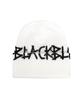 BLACKBLOND Bibbidi Graffiti Logo Patch Beanie (White)