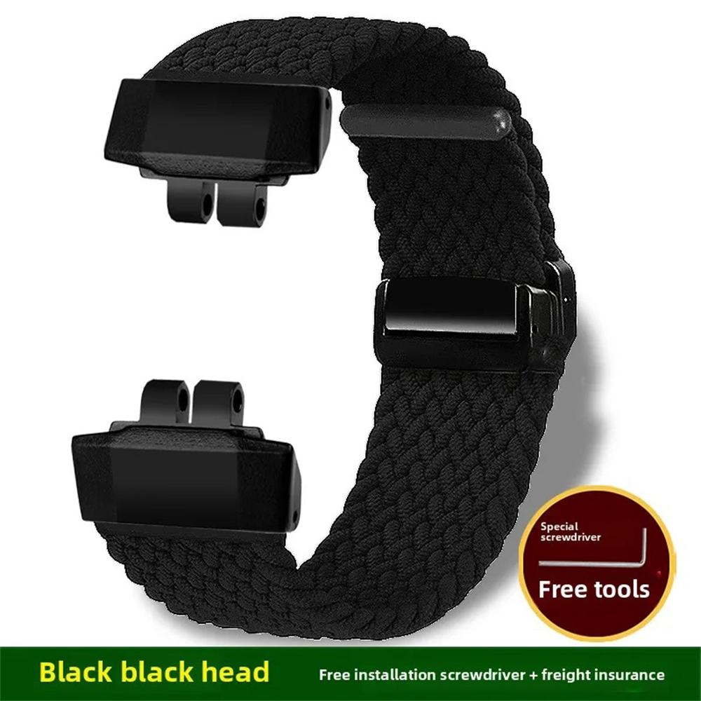 

GBD 200 Watch band For SHOCK C asio 3506 GBD-200-1A GBD-200RD-4 Woven nylon watch strap Magnetic folding buckle men s Bracelet
