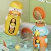 Adorable Plastic Baby Shower Toy Yellow Duck Floating Water Spray Egg Bath Play