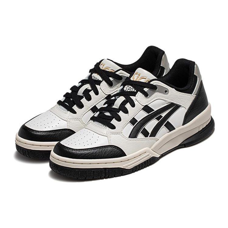Asics Gel-Spotlyte Low Synthetic Leather Versatile Comfortable Simple Low-Top Skate Shoes Unisex Sneakers Black White 1203A505-100