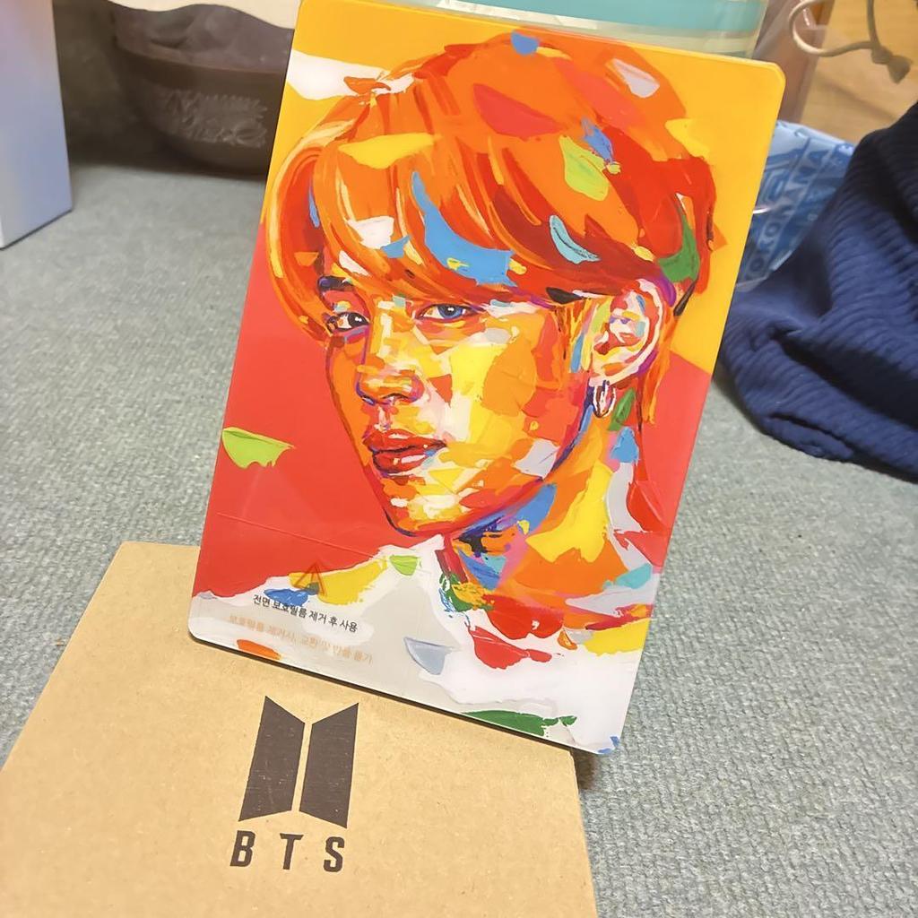 [USED] BTS Jimin Acrylic Photo Stand with Bonus