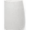 FOYER Flower Vase, White Glass, 10cm H x 7cm W, 2c00025WH