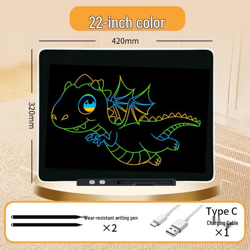 Children's LCD Writing & Drawing Board - Erasable and Portable Blackboard