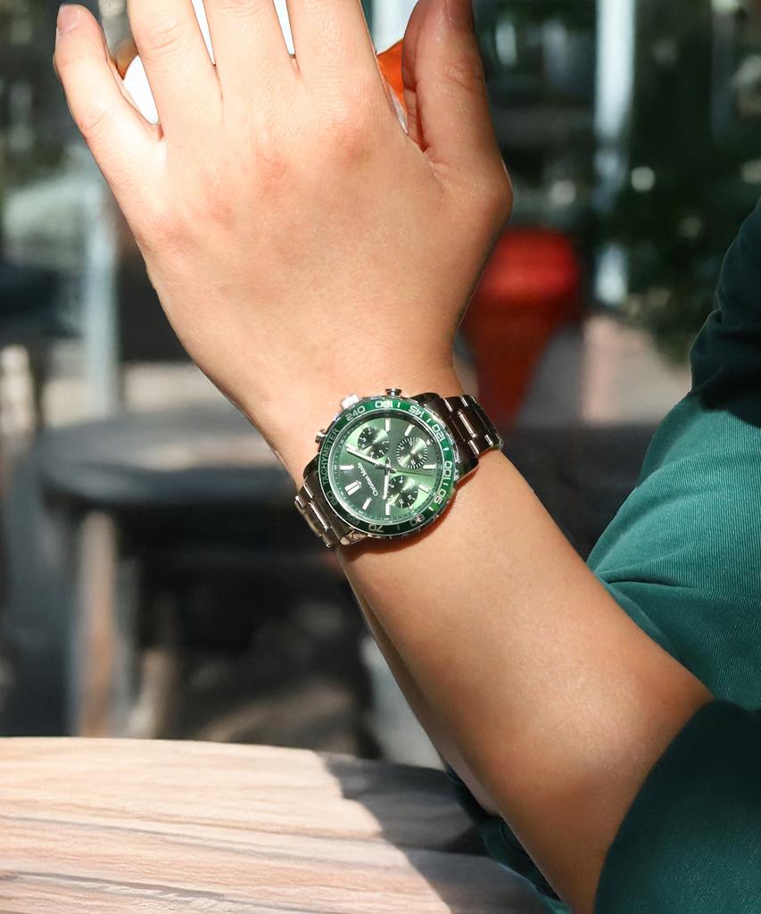 Keuliseuchyanmodeu Men'S Multifunction Metal Watch Cm424Gns
