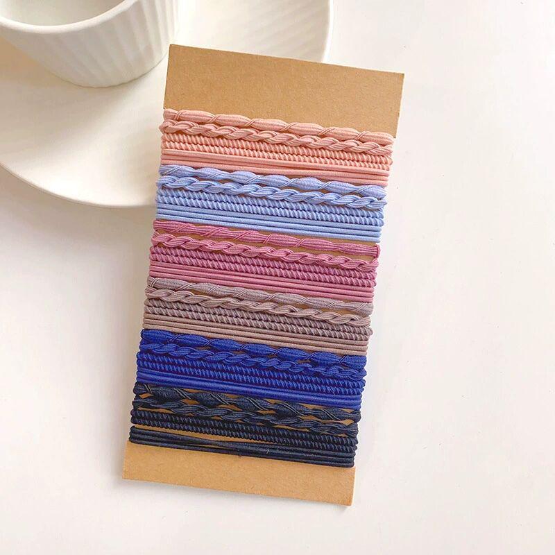 Elegant Elastic Headband & Ponytail Hair Tie Bracelet Set