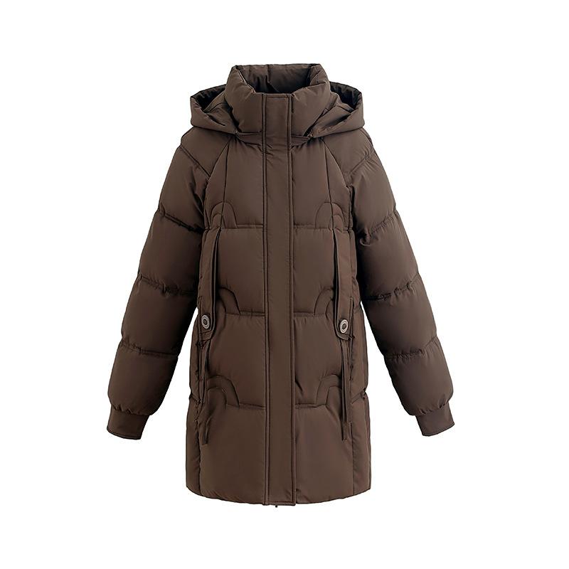 Medium and the Elderly Women's Large Size Winter Clothes New Thickened Cotton-padded Clothes Fashion Mother Medium and Long Warm Jacket Jacket