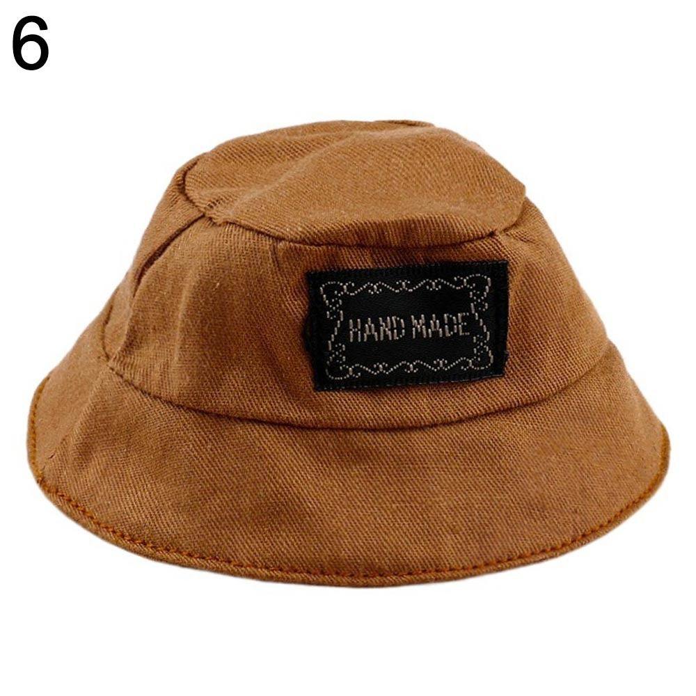 Fashion Miniature Hat For OB11 Dolls Accessories Cute Mini Bucket Hat Fisherman Hat for 1/12BJD Doll Clothes Decoration