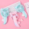 Cartoon Hand-Pressed Hand-Cranked Small Fan Mini Portable Hand-Held Manual Press Small Fan Novelty Popular Children Fan