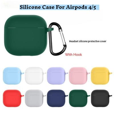 New Case for Airpods 4 Earphone Cover Silicone Protective Case for Apple Airpods 4 5 Wireless Earphone Accessories
