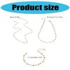 3 Pieces Delicate Heart Y Chain Necklace and Bracelet Set For Ladies Holiday Body Jewelry Gifts Adjustable Length