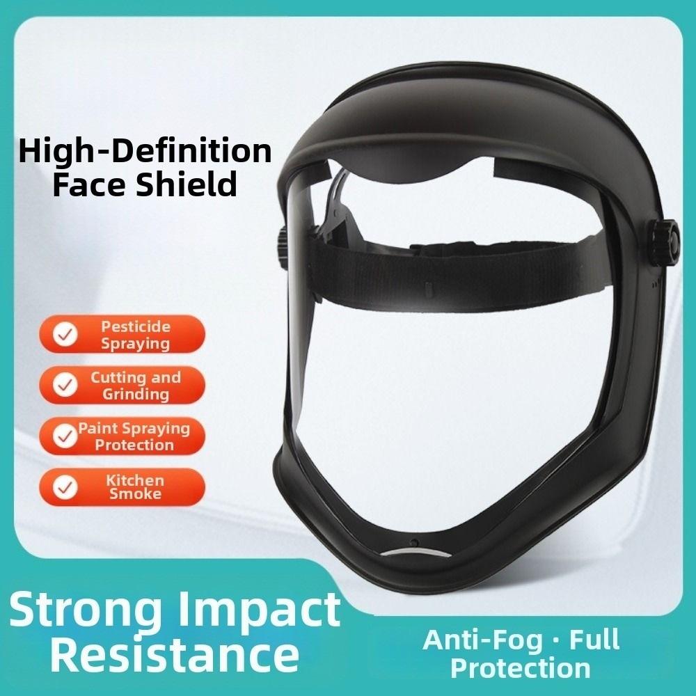 Anti Fog Safety Visor Anti Splash Welding Mask Reusable Transparent Mask Outdoor Use