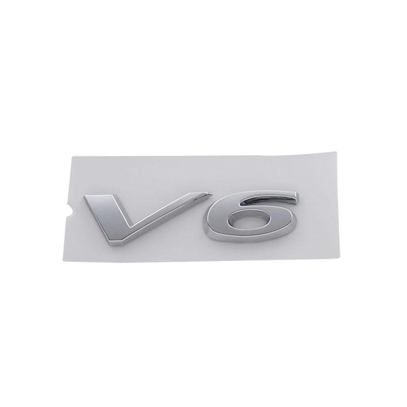 3D Premium ABS 3.0 5.0 V6 V8 car Fender trunk Rear Bonnet Decal Emblem Badge Sticker