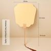 Thiened Blank Xuan Paper Calliaphy Fan DIY Material Kit Hand-Painted Cultural Creative Fan round ape Bamboo Frame