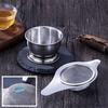 Fine Mesh Tea Strainer Set with Handle Tea Infuser with Drip Bowl Hanging Tea Infuser  Restaurant