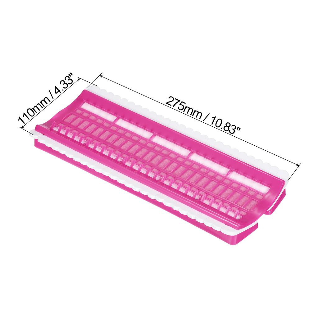 1 Pack Embroidery Floss Organizer, Plastic Needles Thread Organizers Shelf w 4 Pack Paper Card for Cross Embroidery Kit Tools