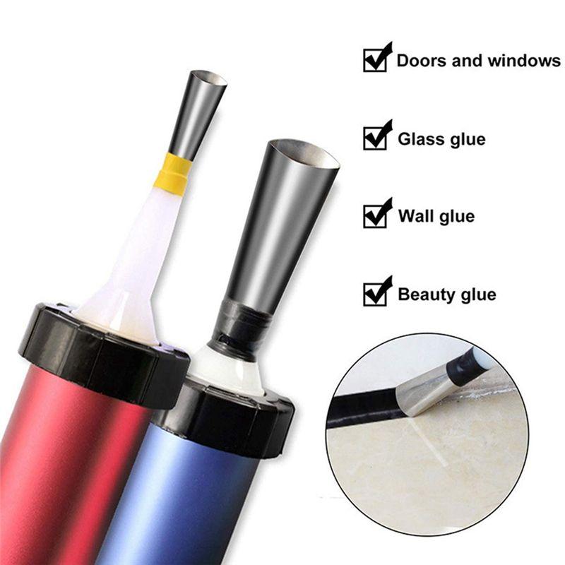 A20F-20 Pieces Of Sealant Nozzle Set Kitchen Bathroom Window Sealant Finishing Tool Can Be Reused.