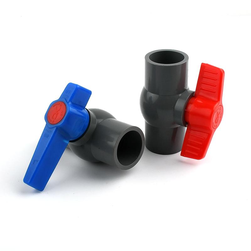 

1 ШТ 20~200мм Муфтовий ПВХ Кульовий Кран Фітинги для Садового Поливного Обладнання Перемикач Кульовий Кран для ПВХ Труби Водяний Перемикач 20mm білий